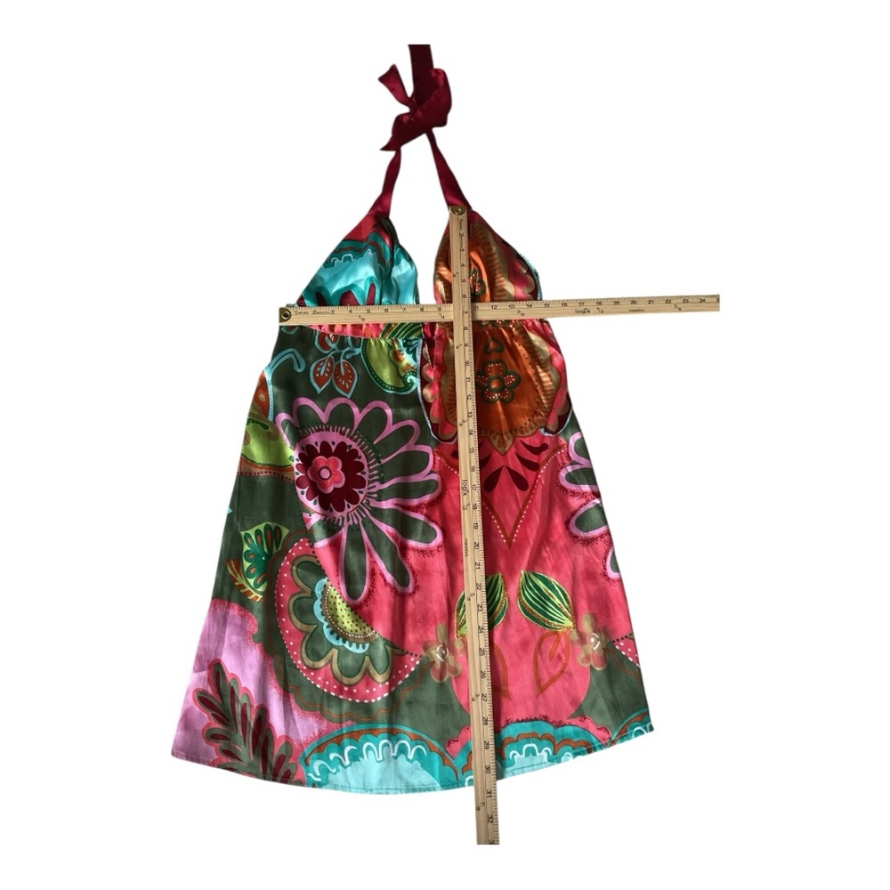 Wet Seal Halter Dress Floral Boho Print Size S - Picture 4 of 5